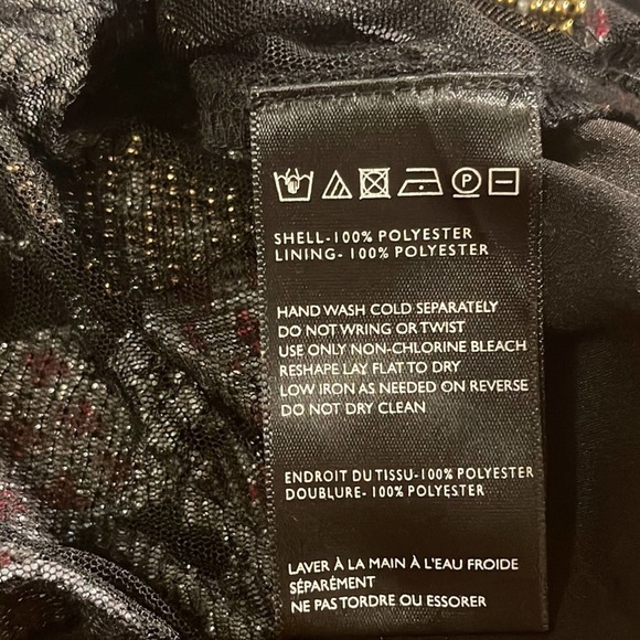 ECOTE boho Bralette top beaded back & neck tie fully lined size SMALL - Picture 10 of 15